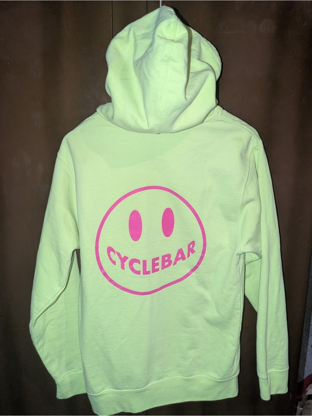 CycleBar Neon Green Hoodie